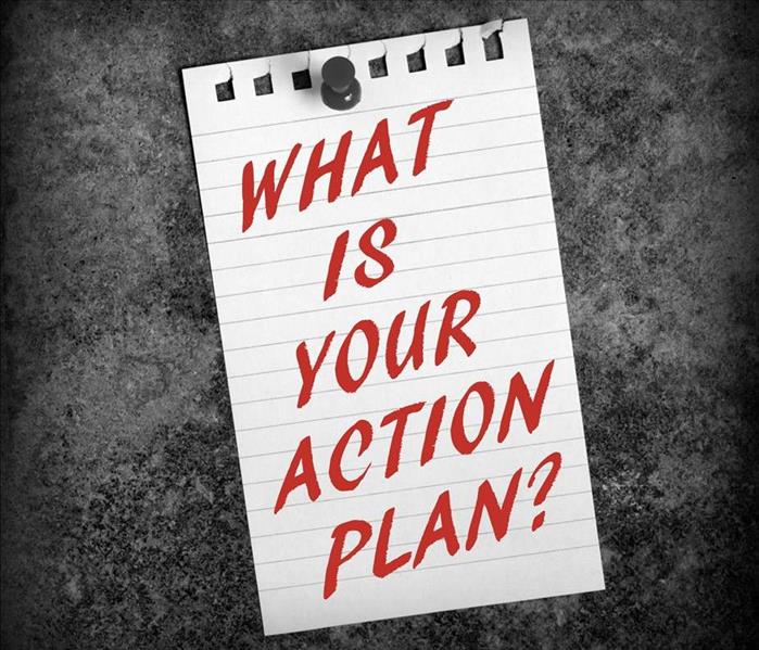 "What is your action plan?" written on a piece of paper.